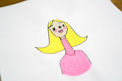 Stickdatei Mädchen Mode