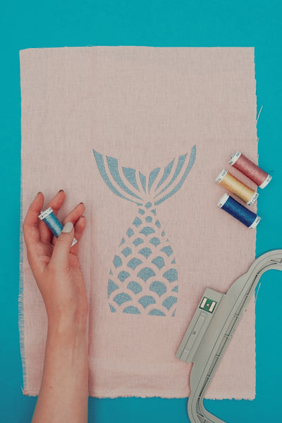 Stickdatei Meerjungfrau