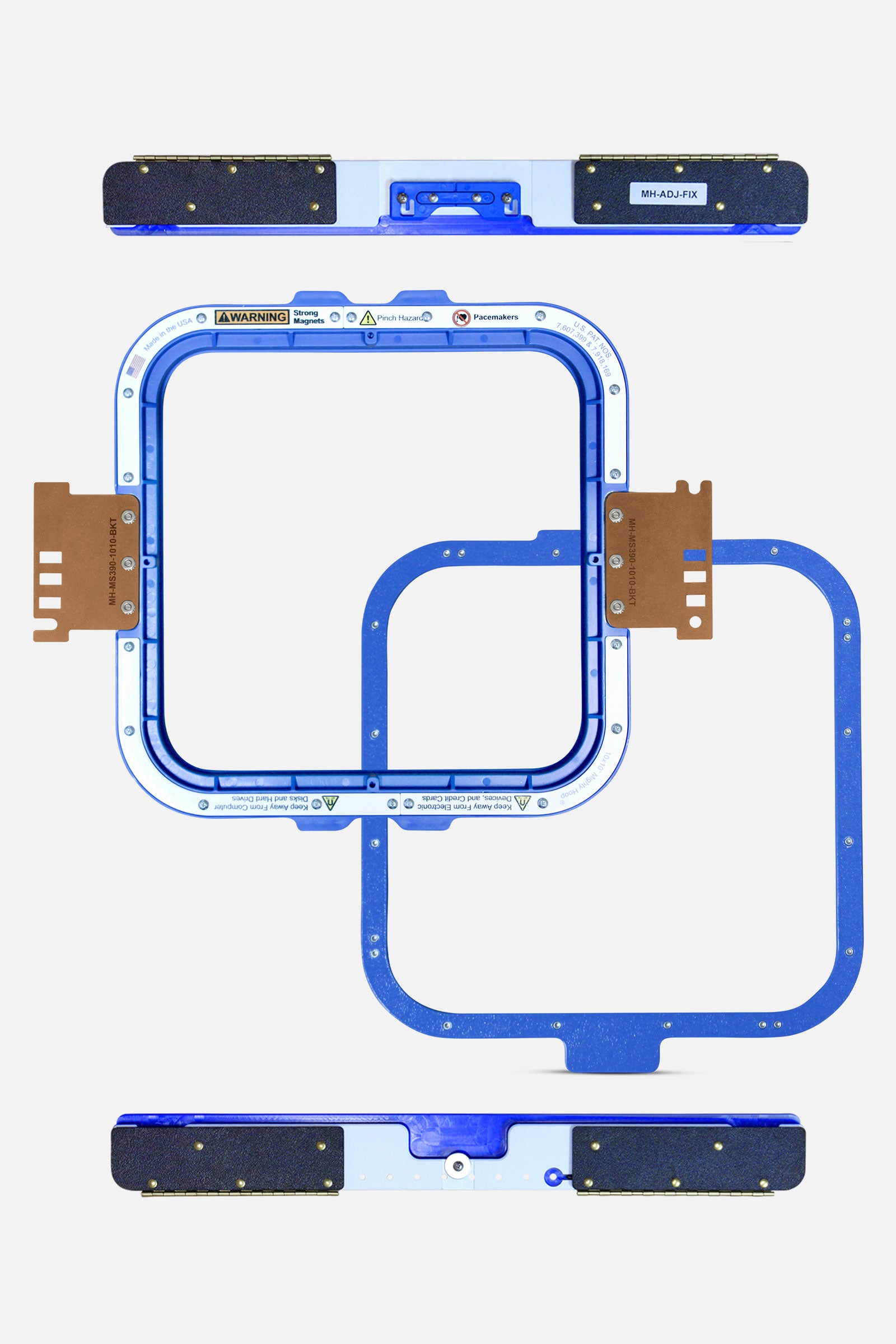 Mighty Hoop Starter Paket Plus mit 10" x 10" Mighty Hoop und variabler Aufnahme für den Hoopmaster