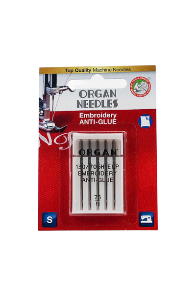 ORGAN ANTI-GLUE Sticknadel 75 in vollständiger Produktansicht, in Adobe Photoshop freigestellt ohne Schatten
