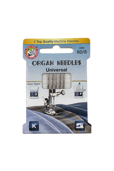 Organ Needle - Size 60 / System 130/705H in full product view, cropped in Adobe Photoshop without shadows