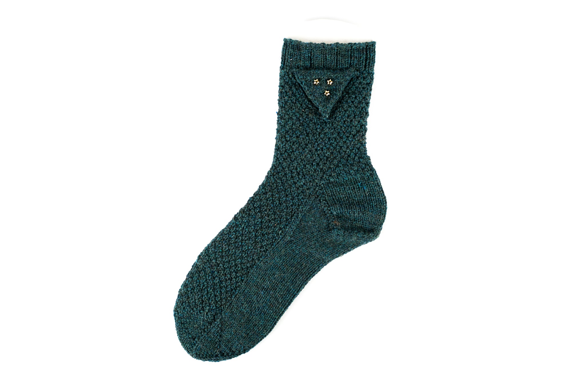 Socke Alice mit Sternchenperlen