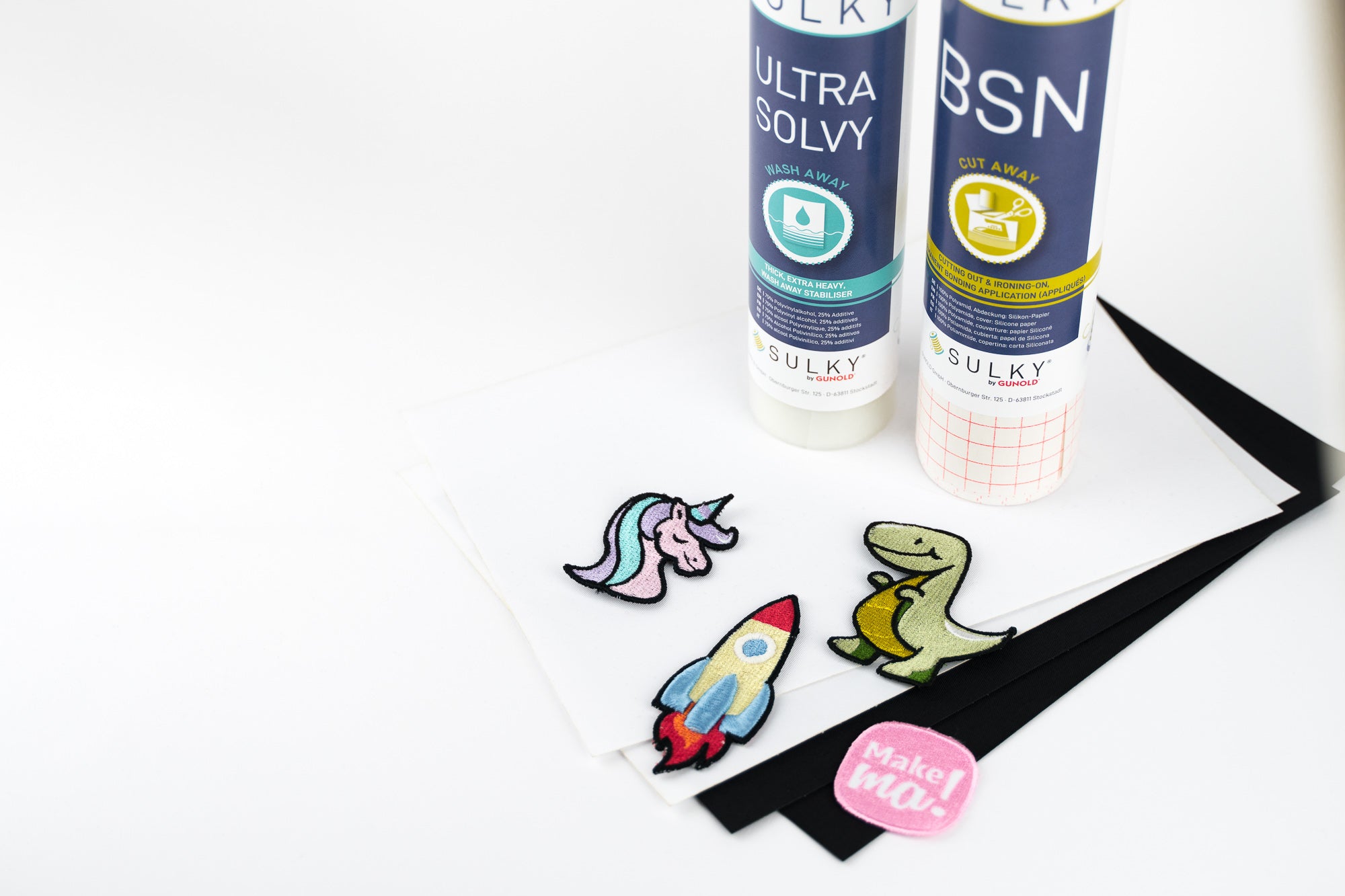 Patches selber sticken (Set)