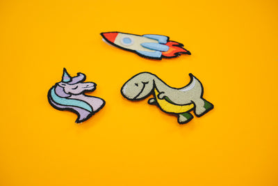 Stickdateien im set comic (Anwendungsbeispiel)