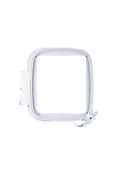 PFAFF creative 120 Square Hoop Stickrahmen 120 × 120 mm mit Spannschraube und geöffneten Rahmenaussparungen