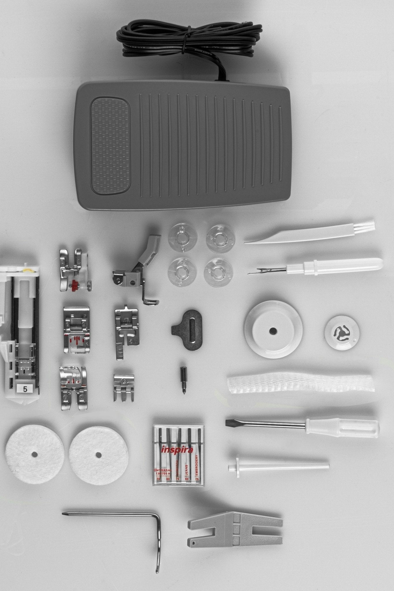 Accessoires fournis avec la PFAFF creative ambition 640