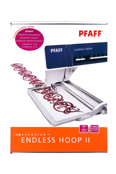 PFAFF creative ENDLESS HOOP II - Stickrahmem 180 x 100 mm in product view