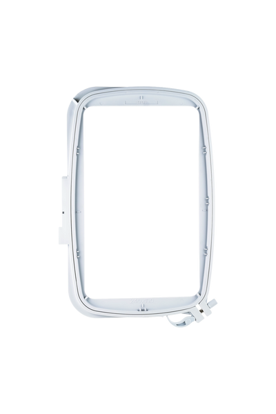 PFAFF creative Master Hoop Stickrahmen 240 × 150 mm mit Spannschraube und geöffneten Rahmenaussparungen