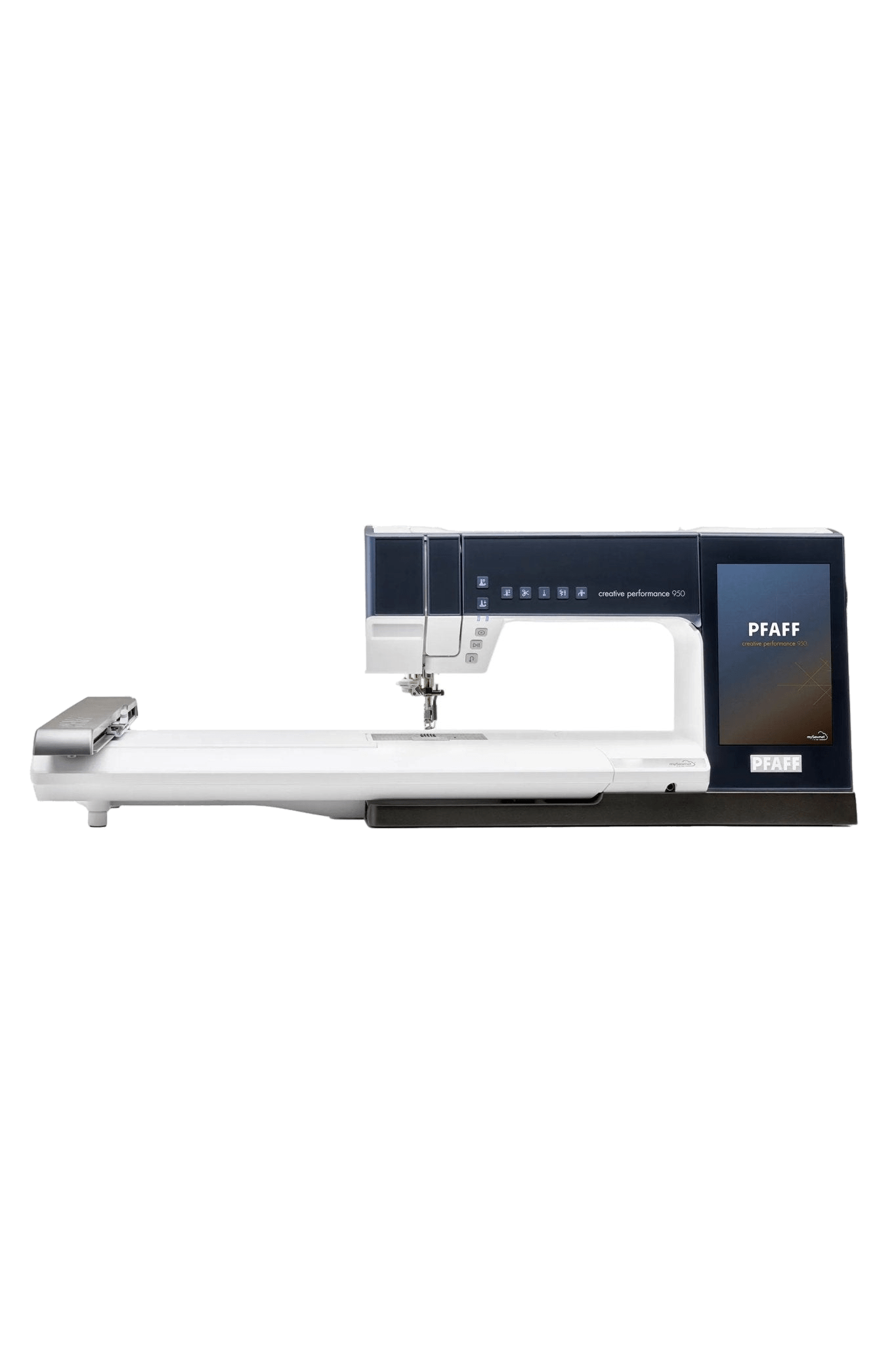 PFAFF creative performance 950 Näh- und Stickmaschine, machine à coudre et à broder en vue produit