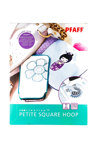 PFAFF creative PETITE SQUARE HOOP - Stickrahmen 80 x 80 mm in product view