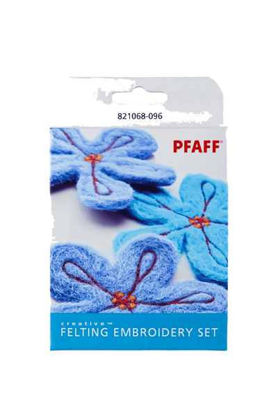 PFAFF creative Stickset für Filzeffekte J L in Produktansicht