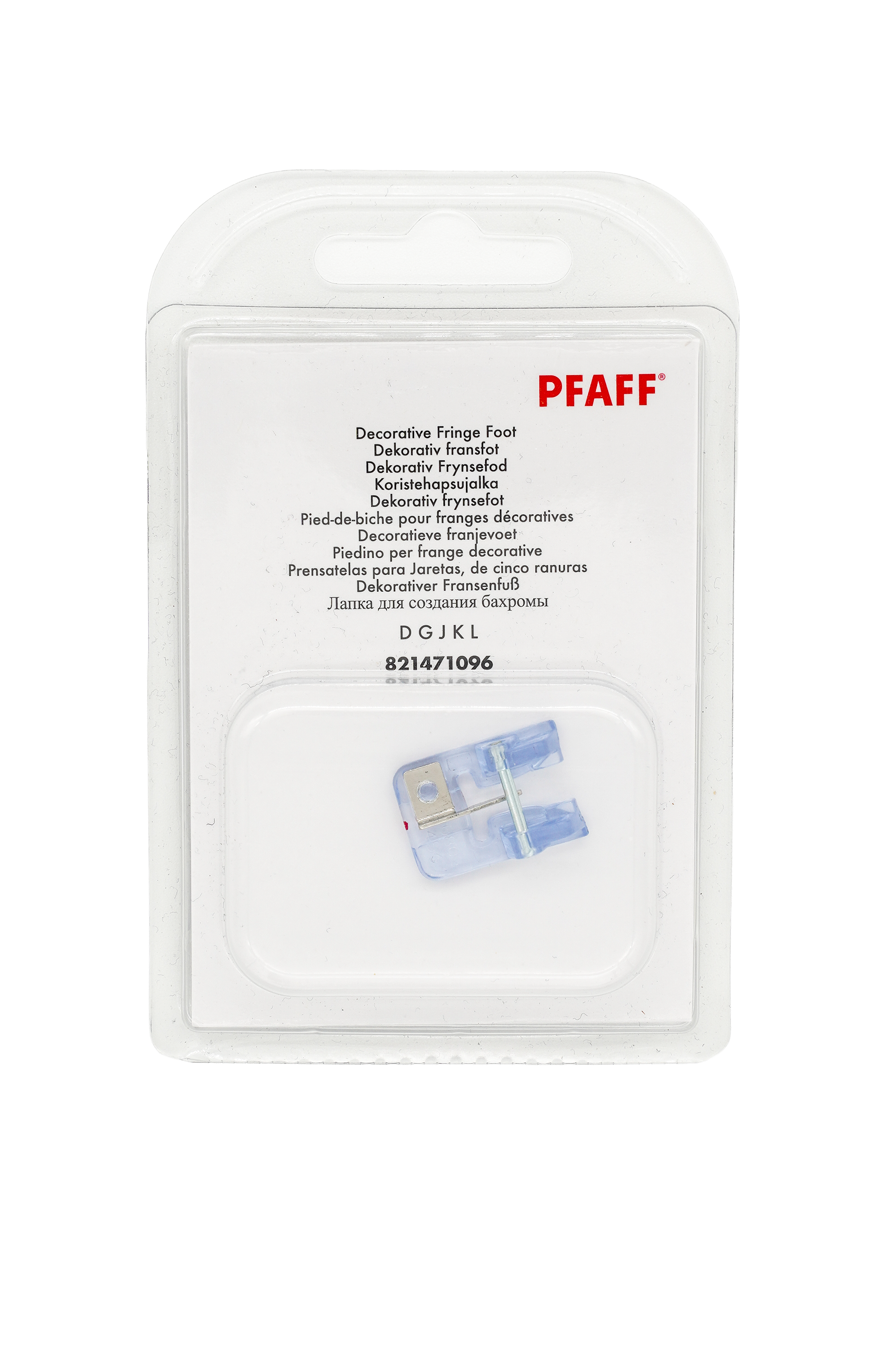 PFAFF Fransenfuß mit Kompatibilität für die Maschinengruppen D, G, J, K und L