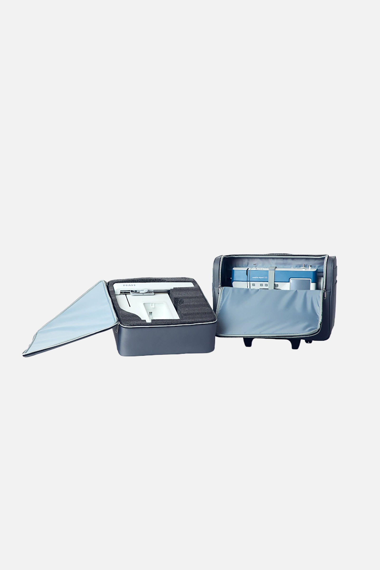 Case set for machine &amp; embroidery unit