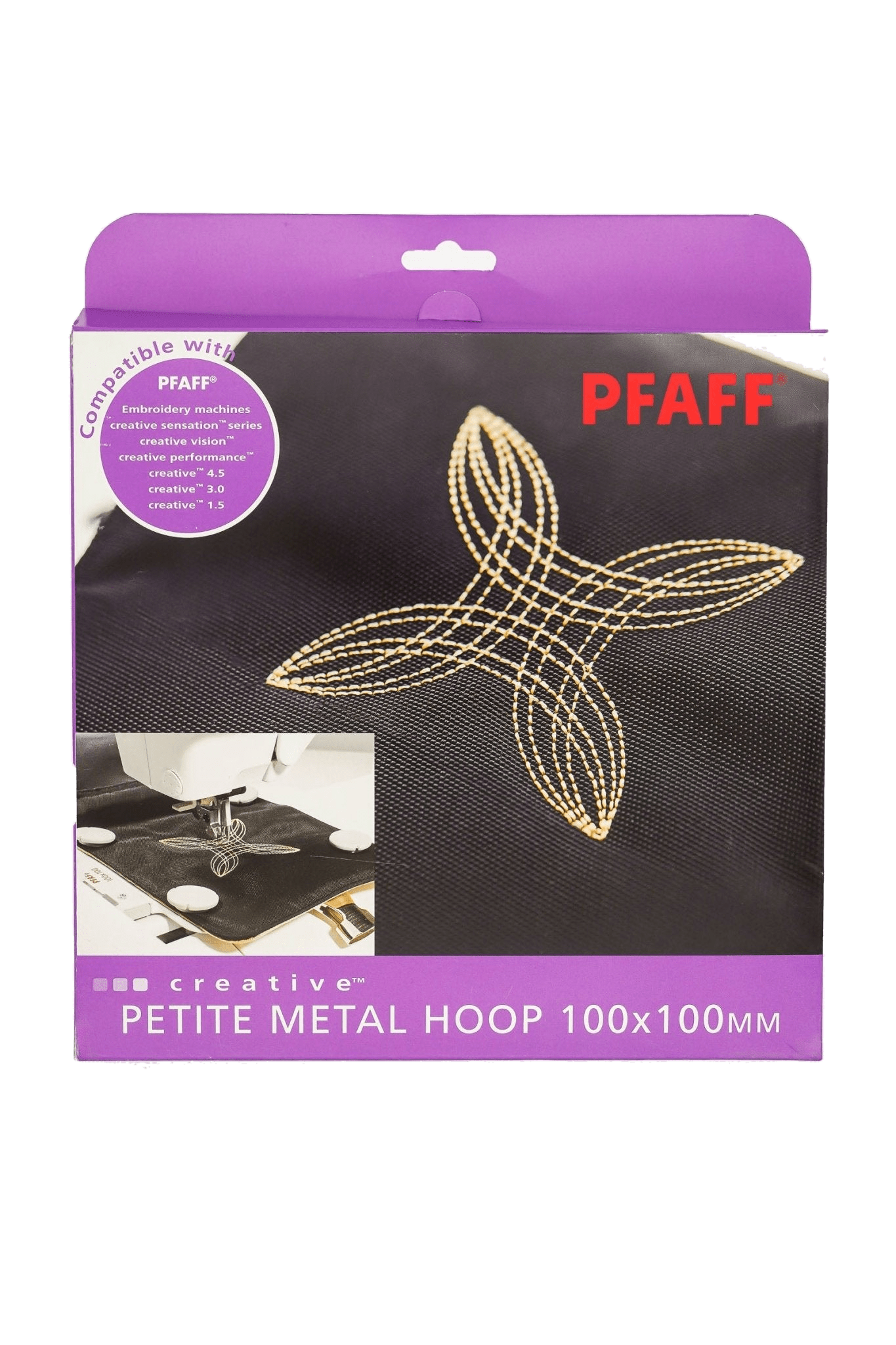 PFAFF Petite Metal Hoop - 100 x 100 mm in product view