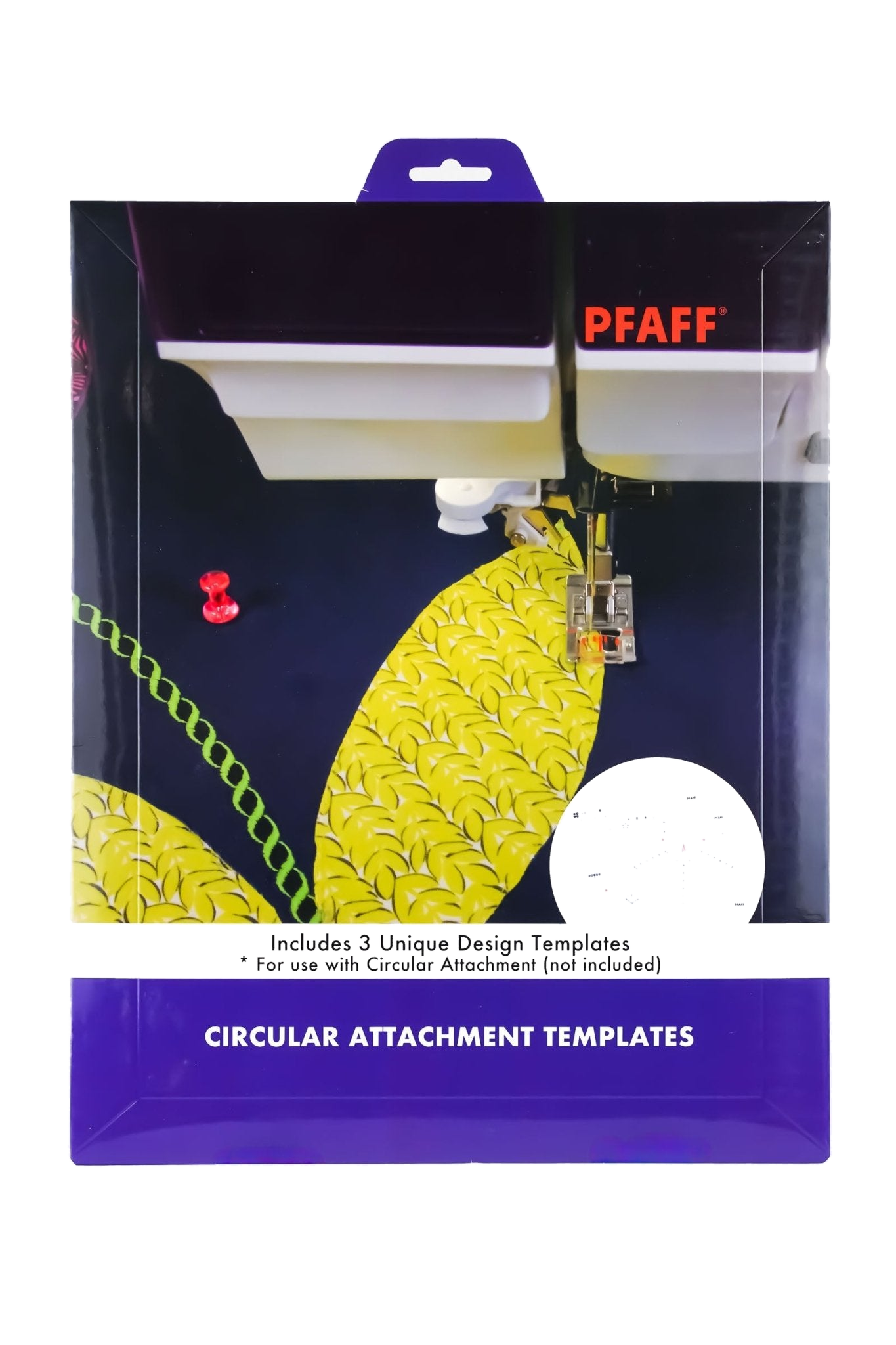 PFAFF - Zirkellineal-Schablonen (JL), vue du produit