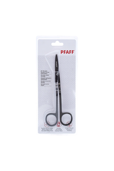 PFAFF zweifach gebogene Stickschere, 15,2 cm, in vollständiger Originalverpackung