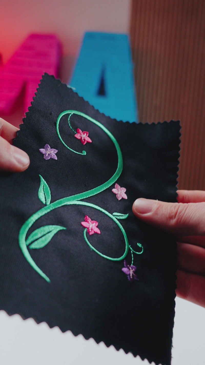 Sulky Rayon 40 Viskose Stickgarn Beispiel