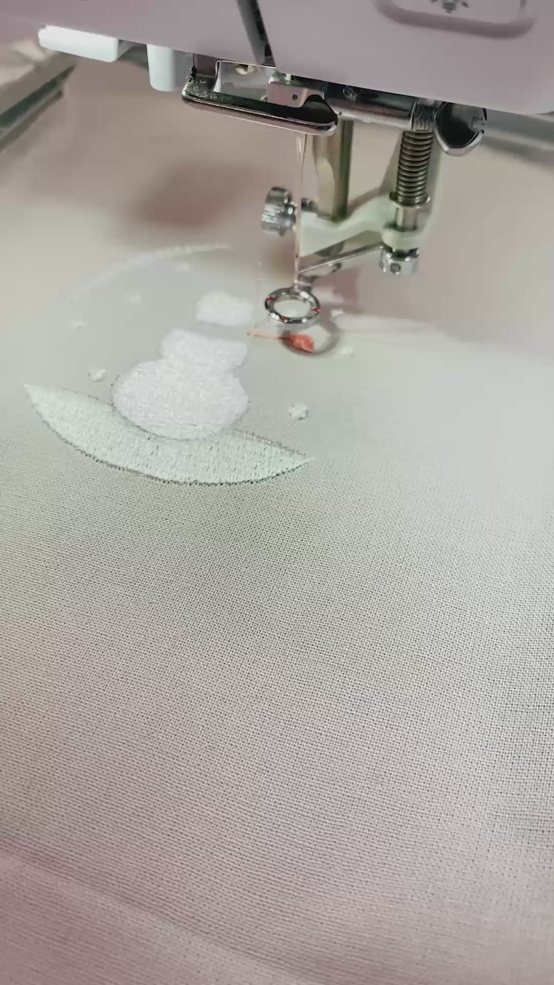 Stickdatei Schneekugel mit »Special Effect«