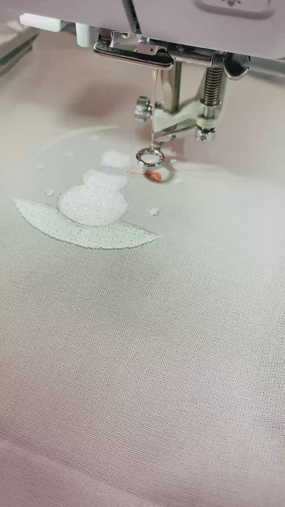 Stickdatei Schneekugel mit »Special Effect«