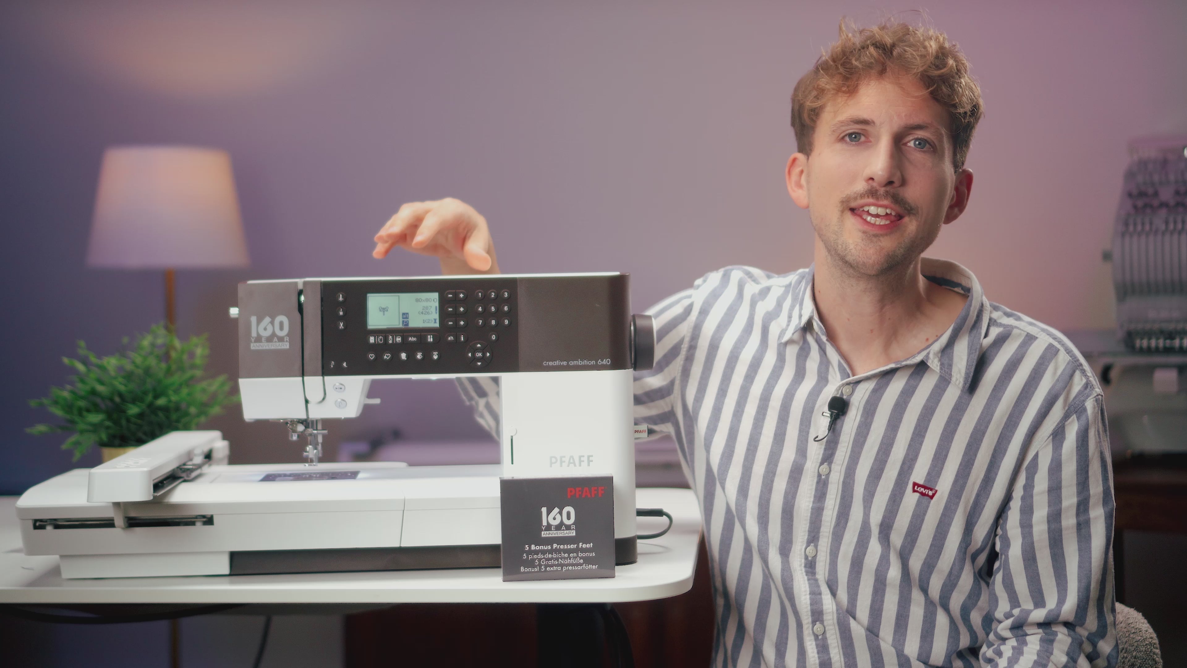 Video laden: PFAFF creative ambition 640 mit Videokurs