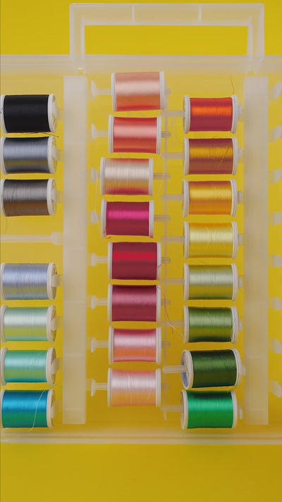 Coffret de fils à broder SULKY® Rayon 40 « SELECTED » – 15 × 780 m