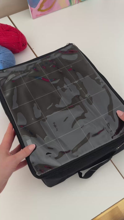 Transporttasche mit 20 Fächern (z.B. Overlockgarn)