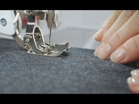 Charger la vidéo: Anwendung des BERNINA Schmalkantfußes #10D für präzises Absteppen