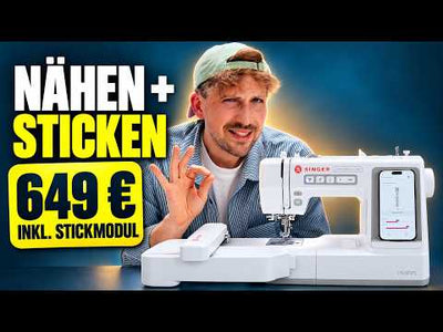 SINGER® Smart Heavy Duty™ 9125 naai- en borduurmachine incl. 905E borduurunit
