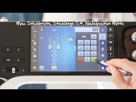 Indlæs video: Anwendung des BERNINA Offenen Stickfußes #20D für Applikationen und Dekorstiche