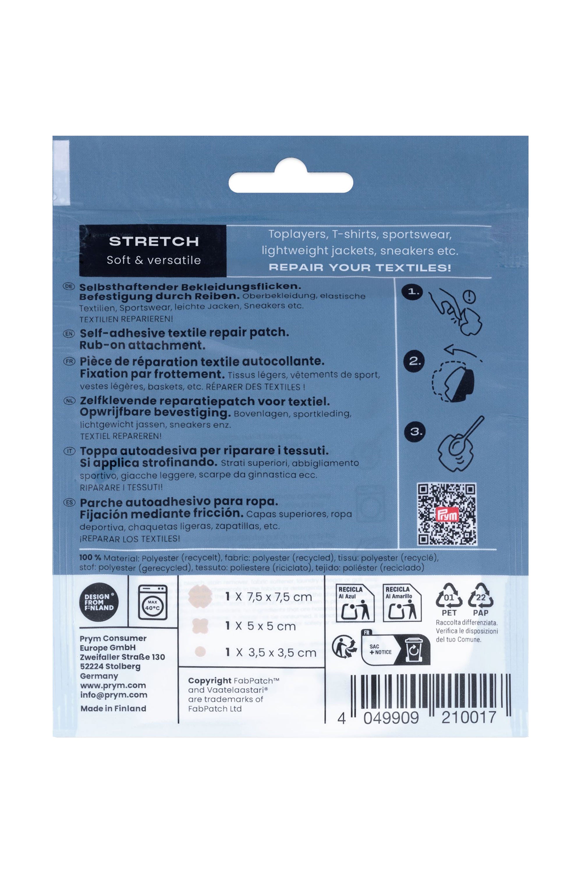 PRYM Rub-on Patch STRETCH