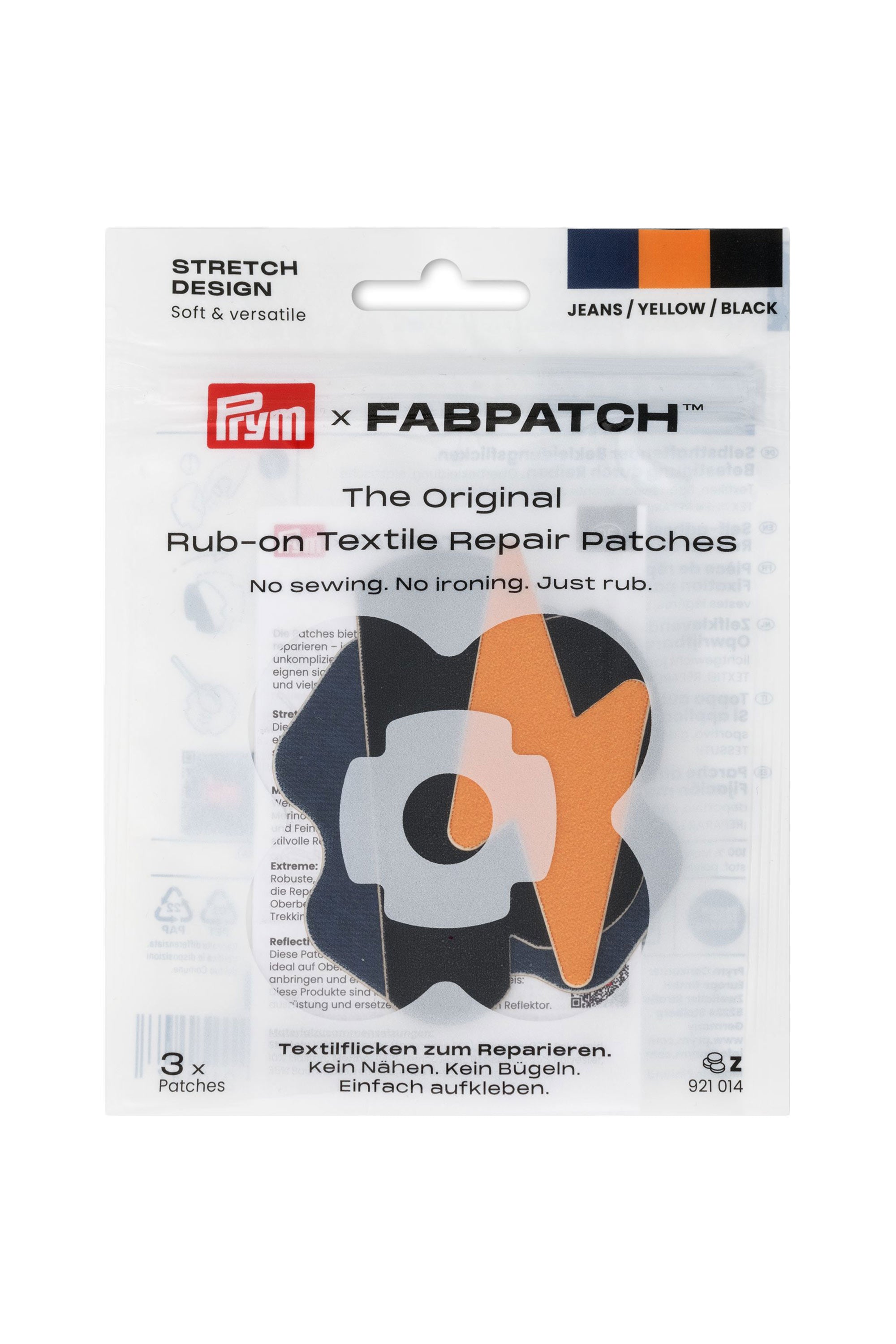PRYM Rub-on Patch STRETCH Design