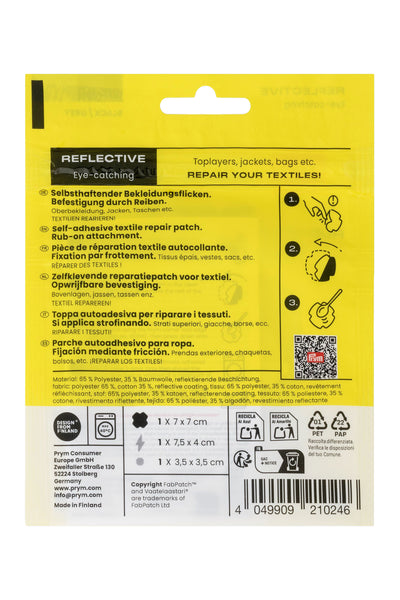 PRYM Rub-on Patch REFLECTIVE