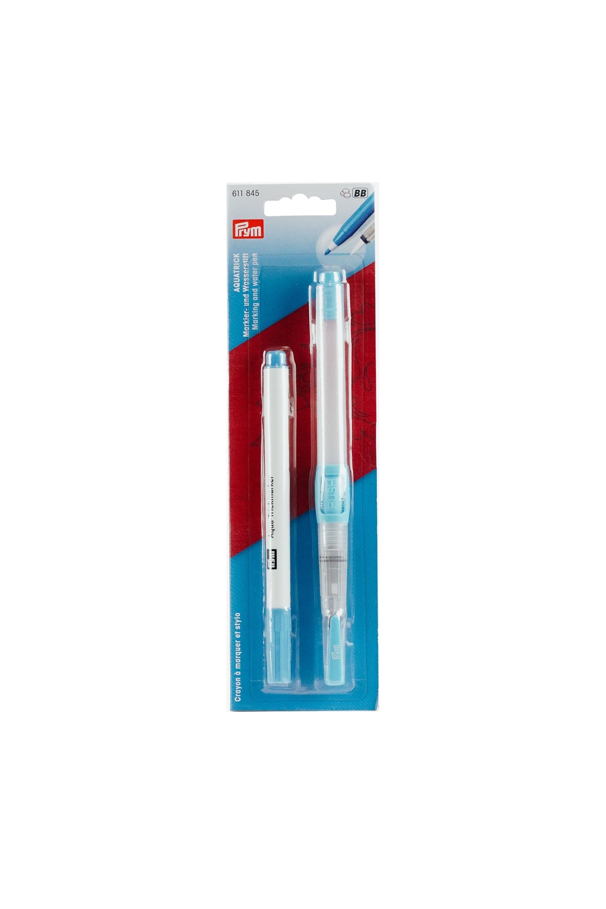 PRYM AQUATRICK Markier- und Wasserstift in weiß-blauer Originalverpackung