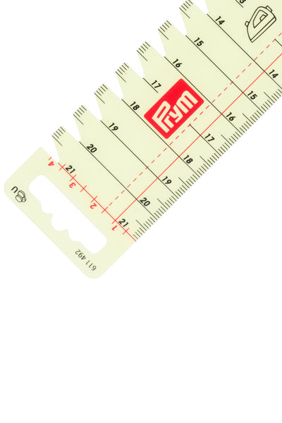 PRYM Bügelhandmaß transparent