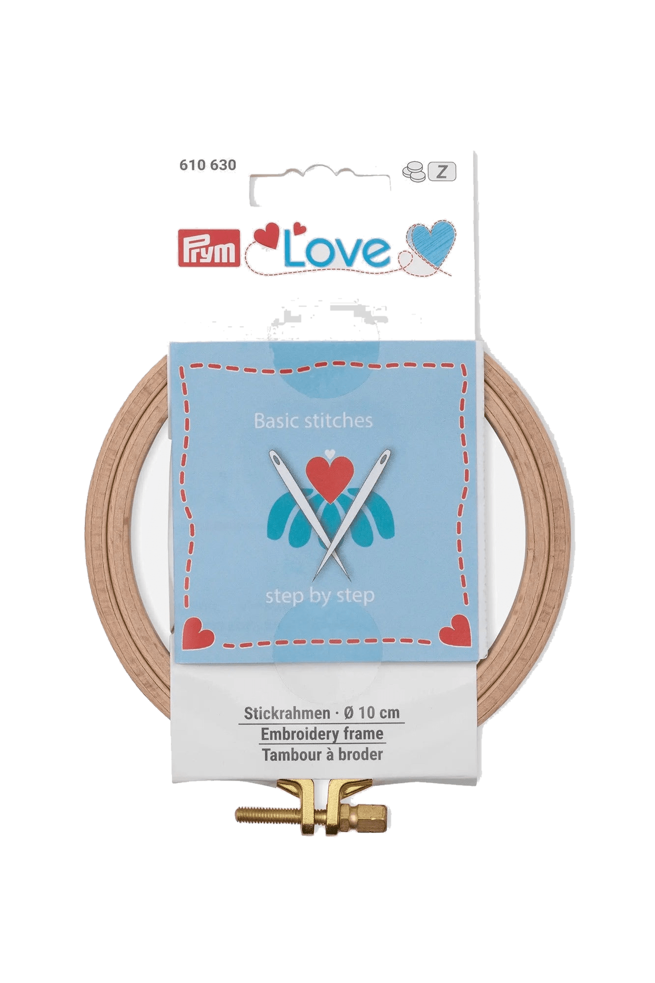 PRYM Love - Stickrahmen Buche (10cm), vue du produit