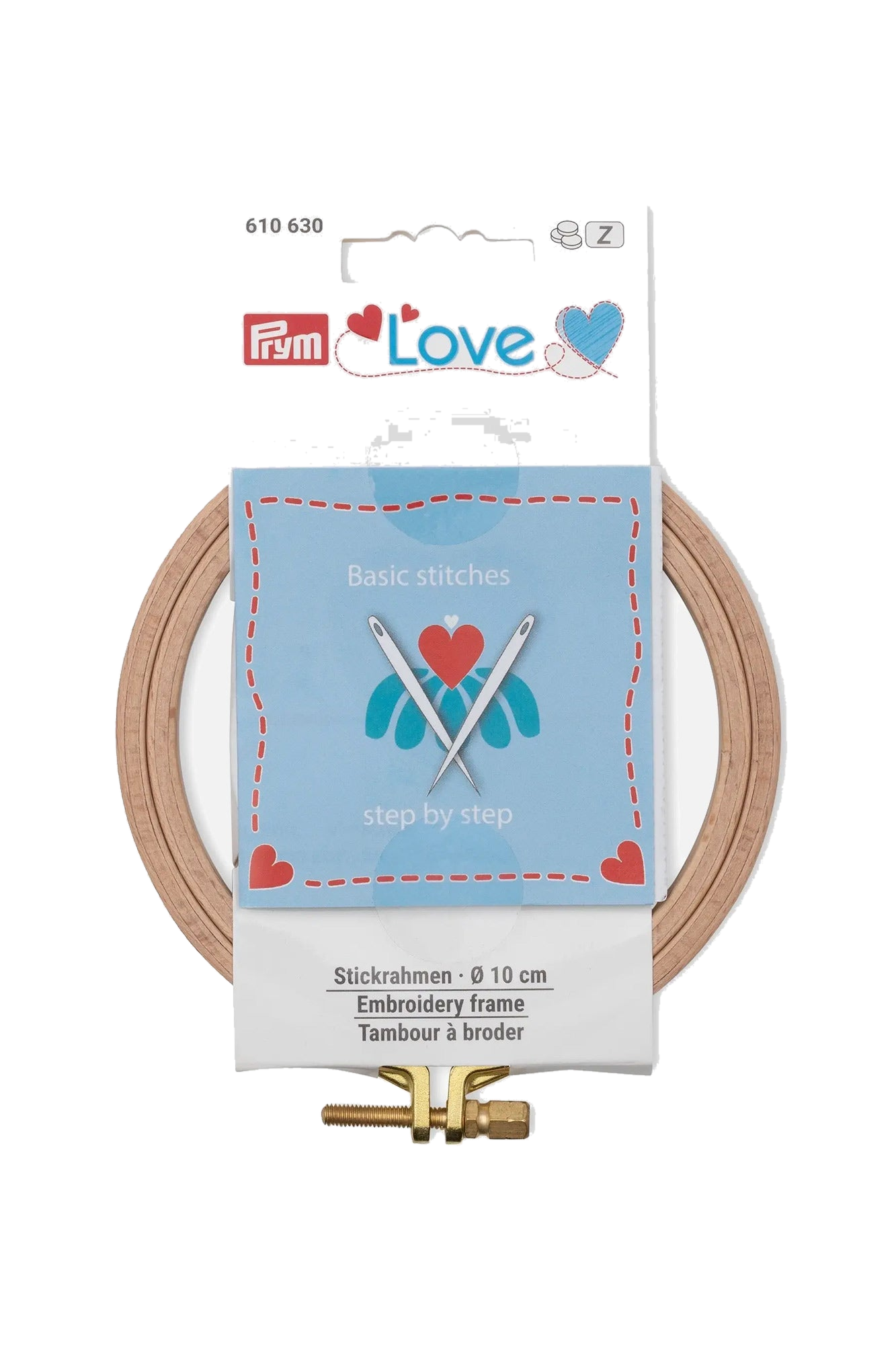 PRYM Love - Stickrahmen Buche (10cm) in product view