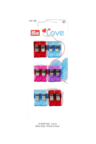 PRYM Love Stoff Clips 2,6cm (12 Stück), vue du produit