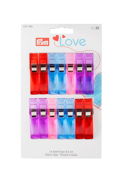 PRYM 14 Stoff Clips 5,5 cm