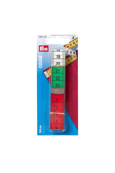 PRYM COLOR Maßband 150 cm in mehrfarbiger Ausführung und Originalverpackung