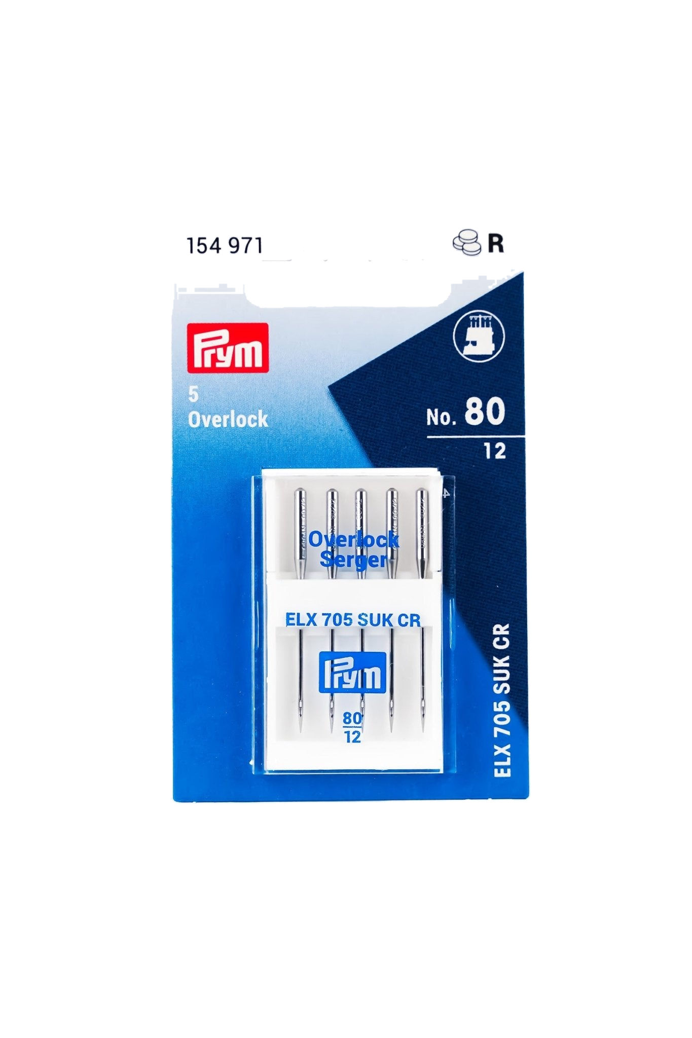 PRYM Nadeln für Overlock 5x 80/12, vue du produit
