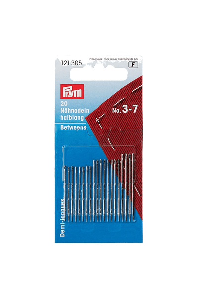 PRYM Nähnadeln halblang Nr. 3-7 (20 Stück) in Produktansicht
