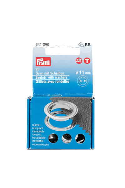 PRYM Ösen mit Scheiben mit Ø 11 mm und 14 mm in product view