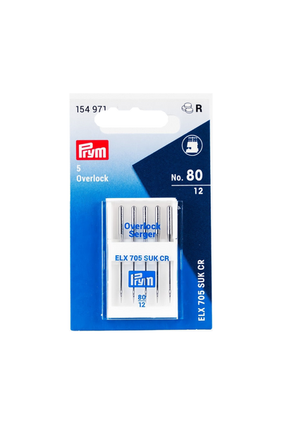 PRYM Overlock-Nadeln 80/12 im 5er-Pack in blauer Originalverpackung