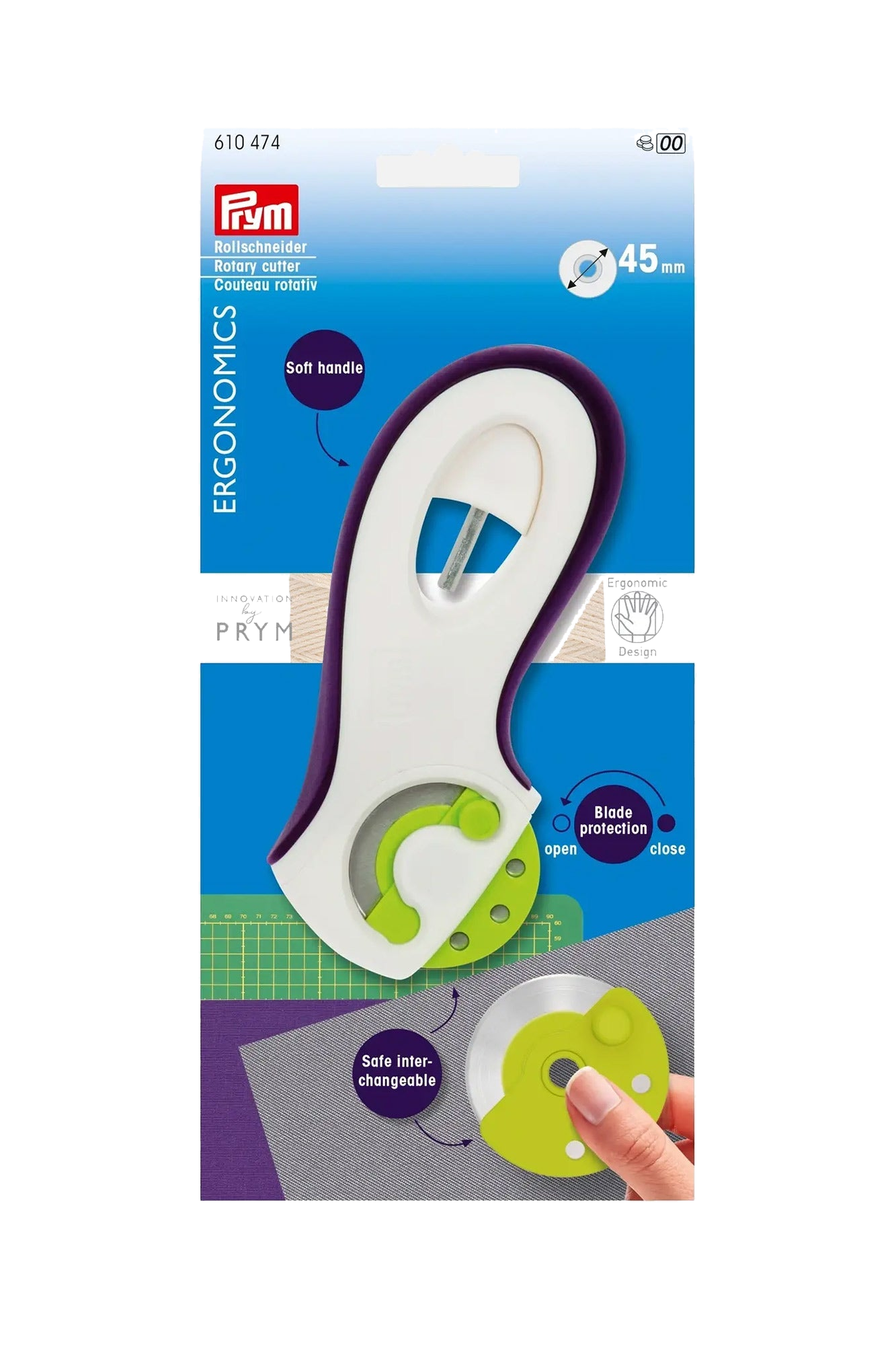 PRYM Rollschneider Ergonomics (45mm) in product view