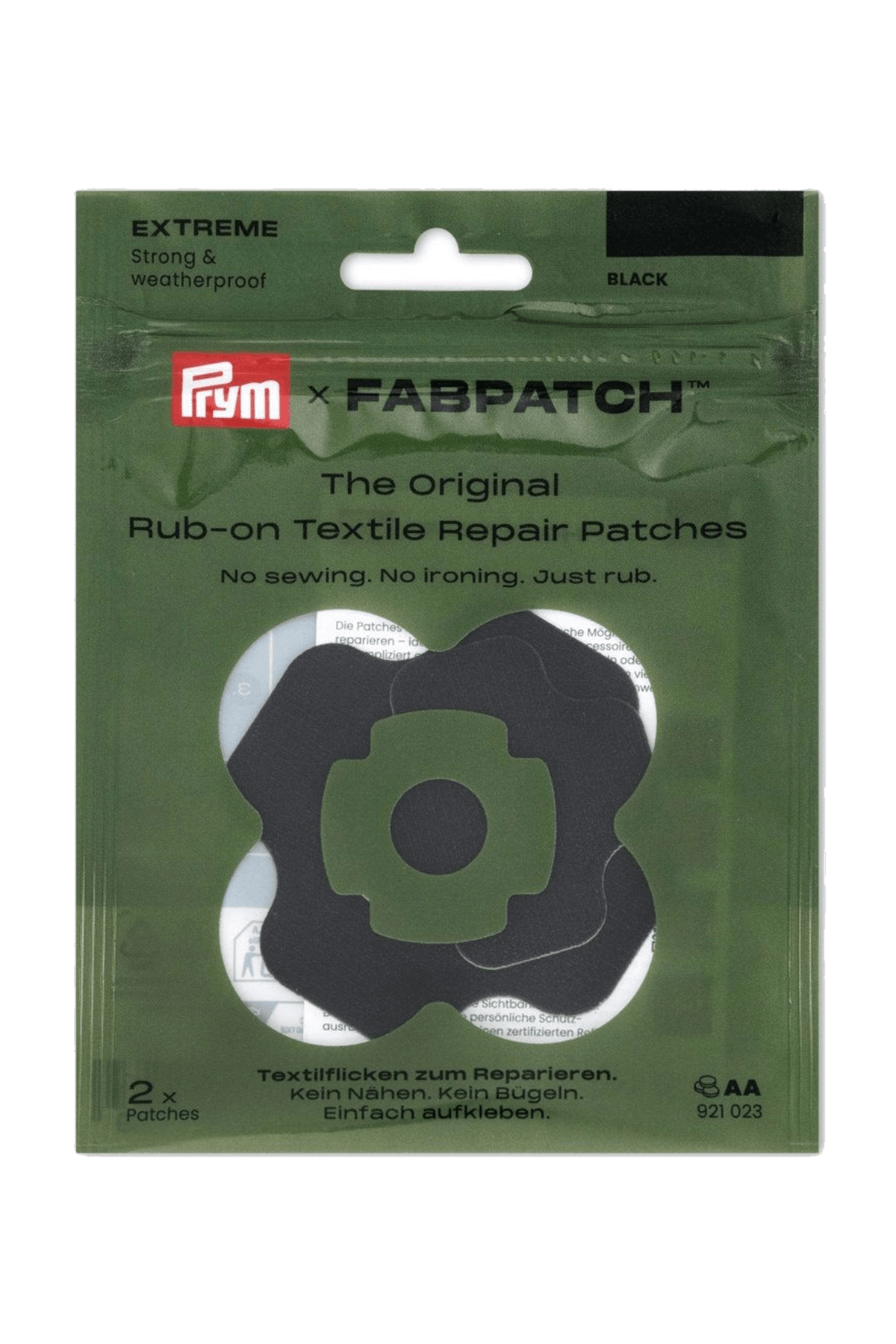 PRYM Rub-on Patch EXTREME, vue du produit