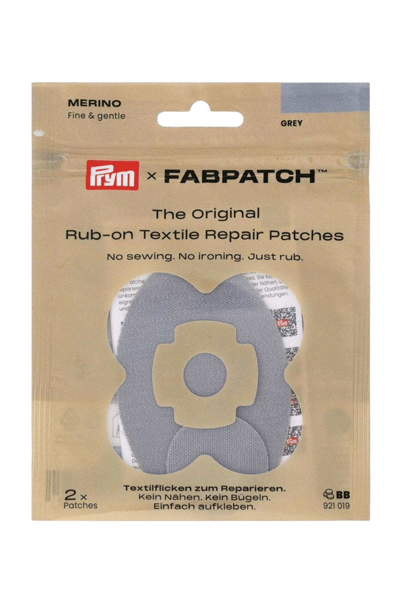 PRYM Rub-on Patch MERINO in product view