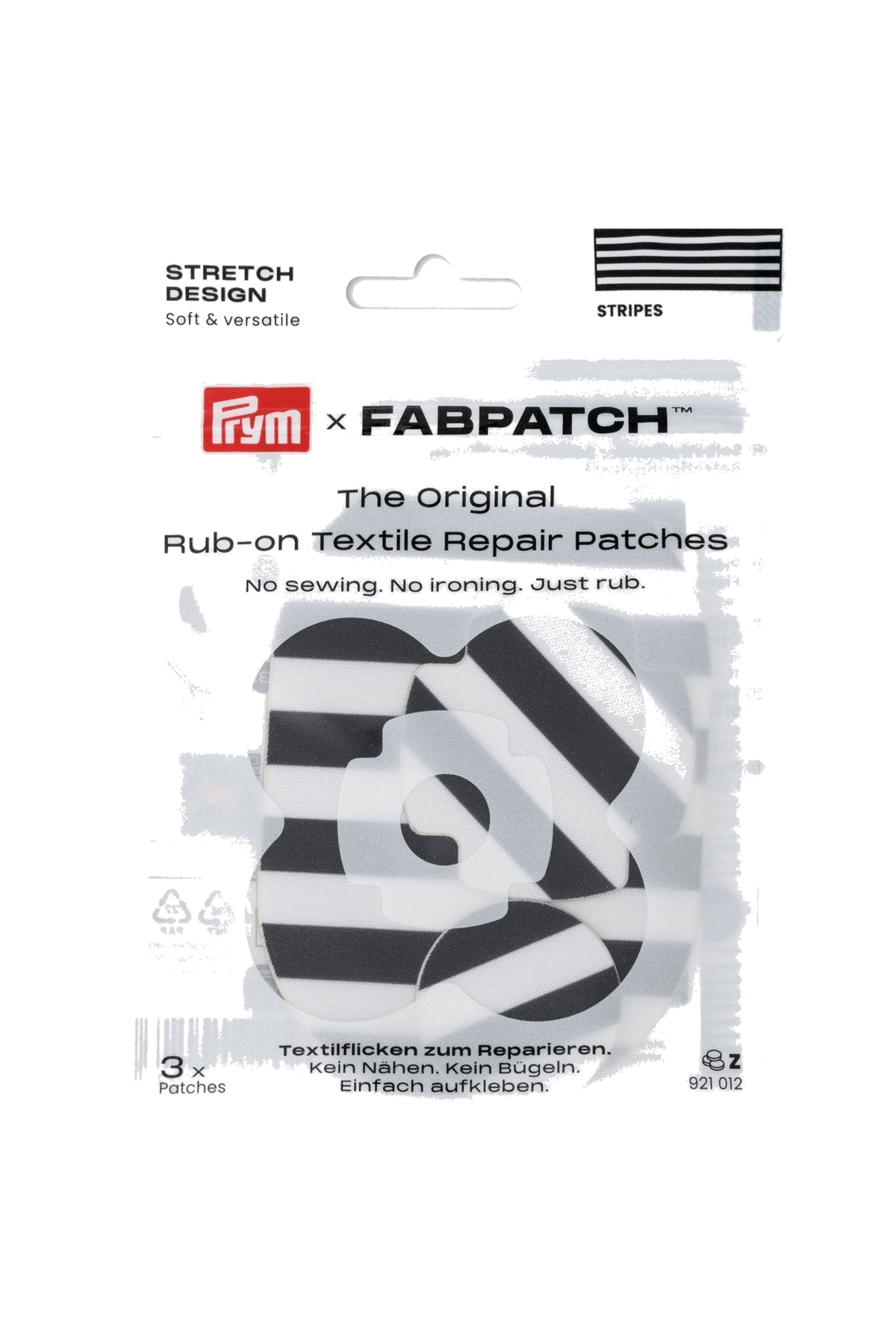 PRYM Rub-on Patch STRETCH Design, vue du produit