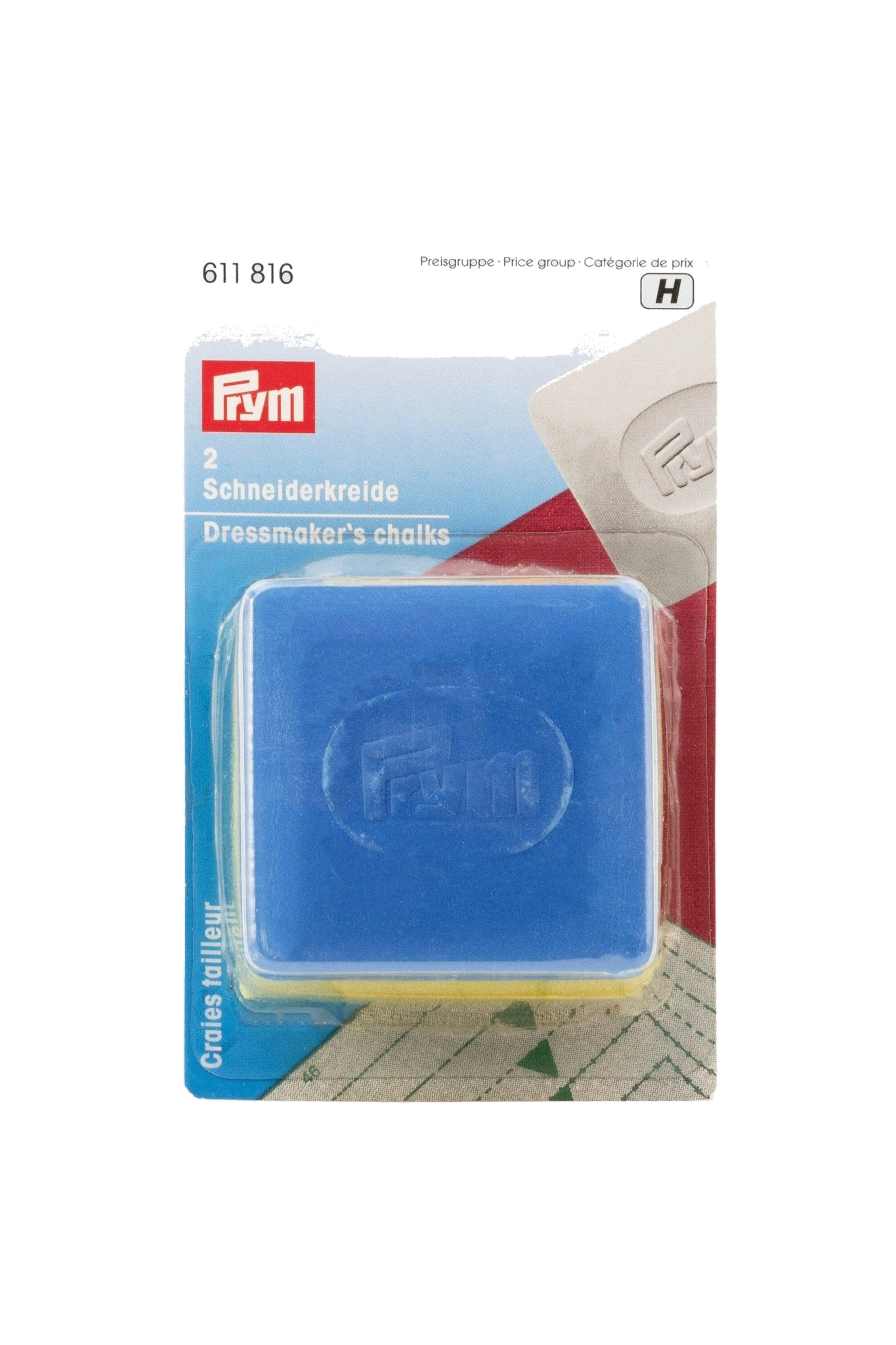 PRYM - Schneiderkreide gelb/blau in product view