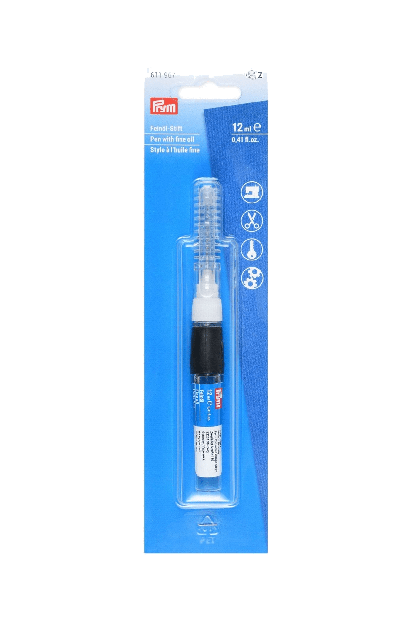 PRYM Stift mit Feinöl (12ml), vue du produit