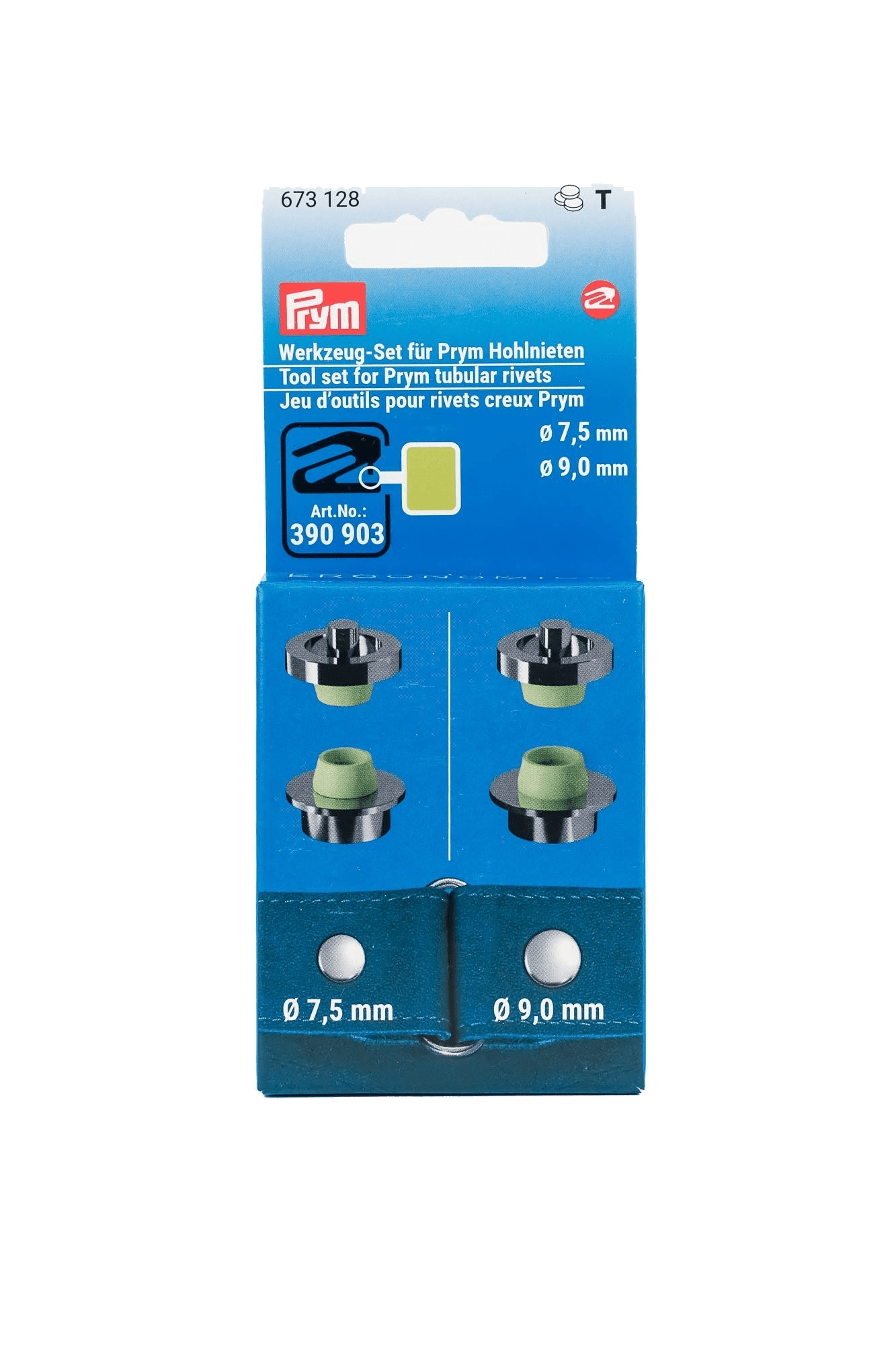 PRYM Werkzeug-Set für Prym Hohlnieten mit Ø 7,5 mm und 9 mm in product view